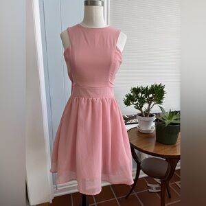 Pink light dress size 14
